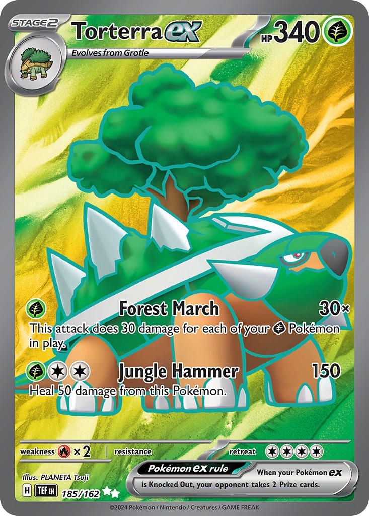 Torterra ex - Ultra Rare - Temporal Forces - 185