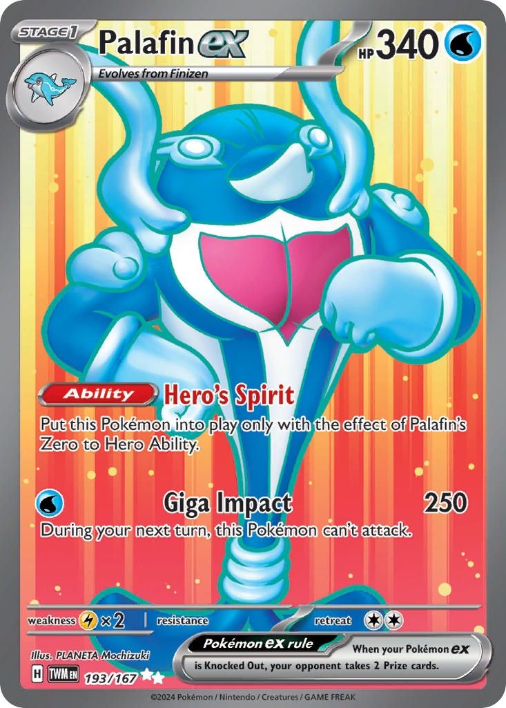 Palafin ex - Ultra Rare - Twilight Masquerade - 193