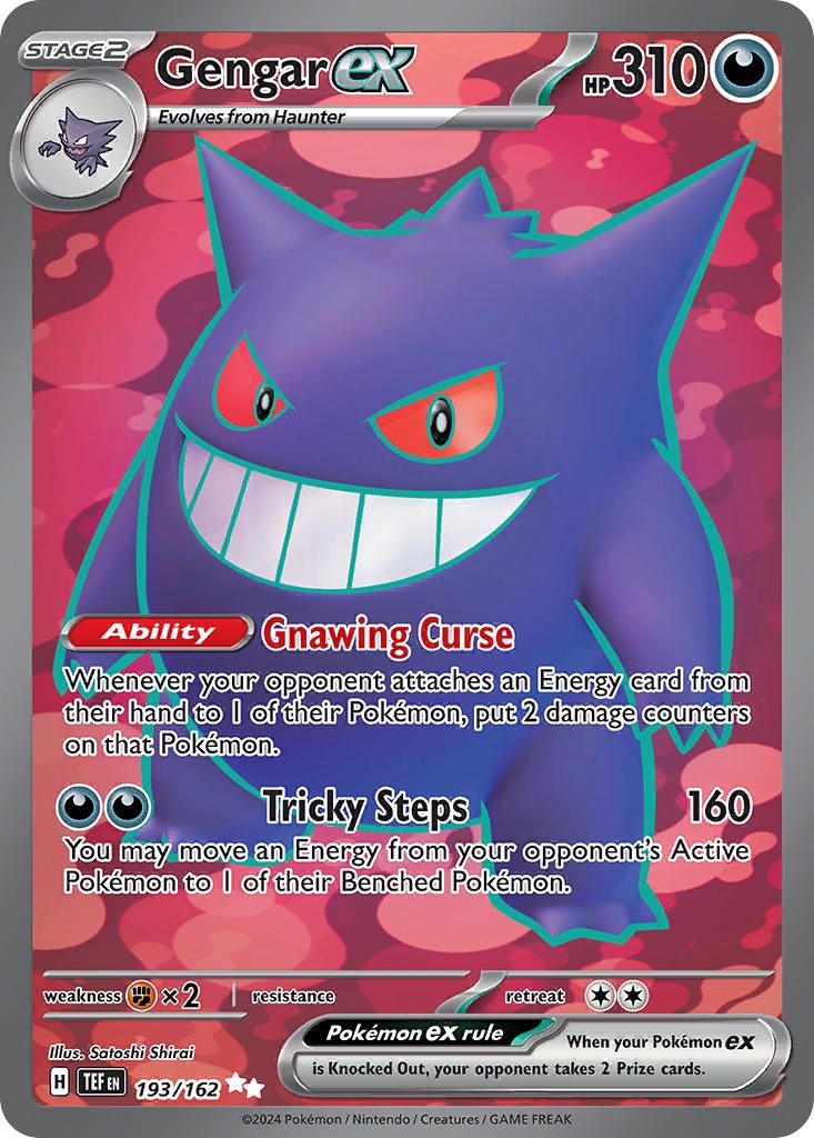 Gengar ex - Ultra Rare - Temporal Forces - 193