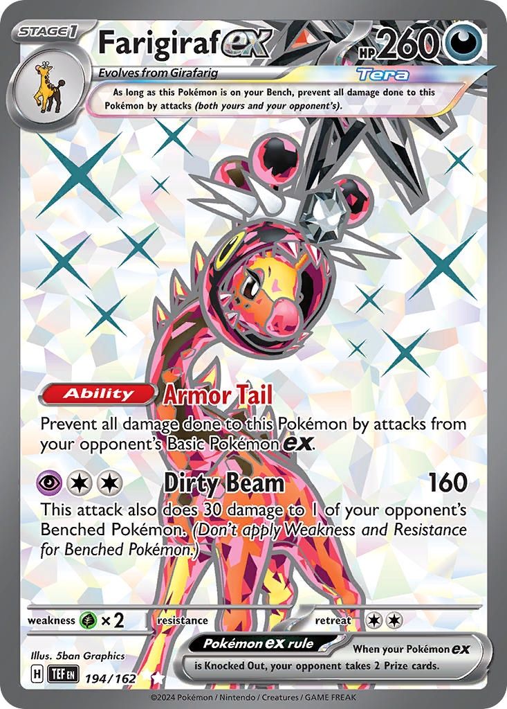 Farigiraf ex - Ultra Rare - Temporal Forces - 194