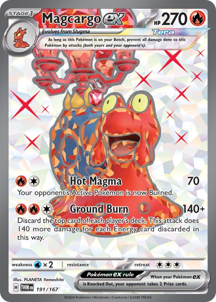 Magcargo ex - Ultra Rare - Twilight Masquerade - 191