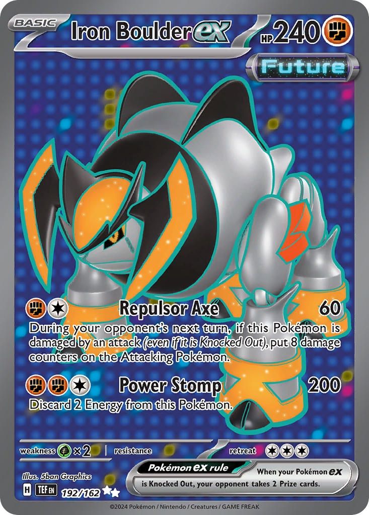 Iron Boulder ex - Ultra Rare - Temporal Forces - 192