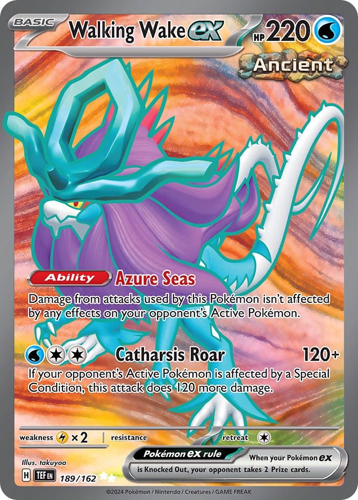 Walking Wake ex - Ultra Rare - Temporal Forces - 189