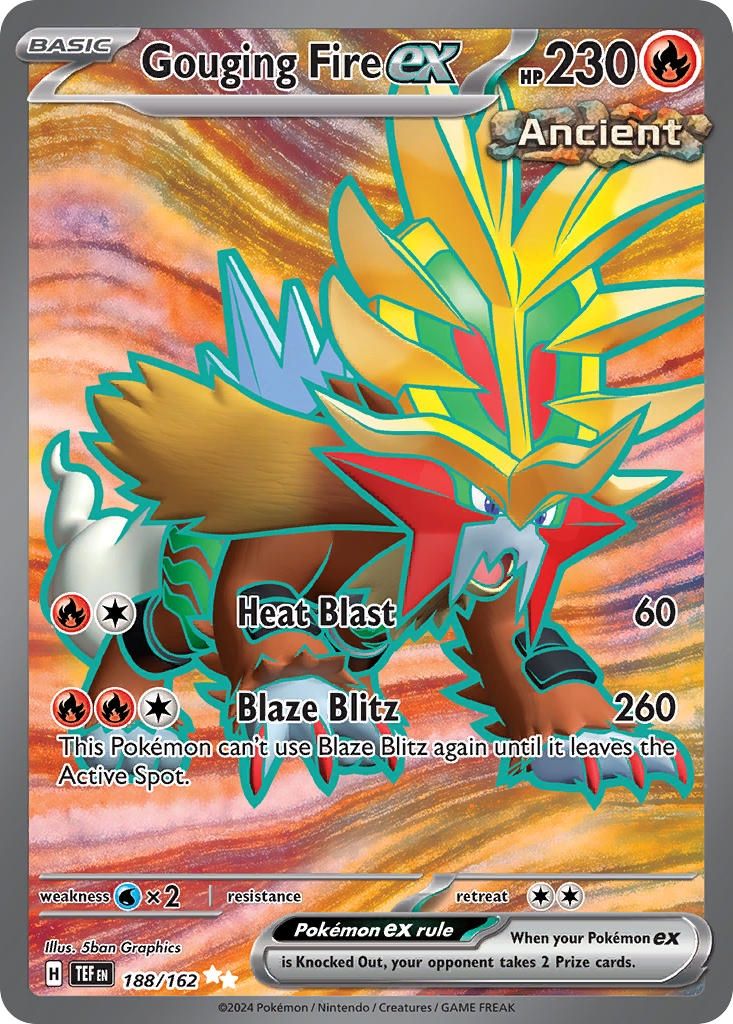Gouging Fire ex - Ultra Rare - Temporal Forces - 188