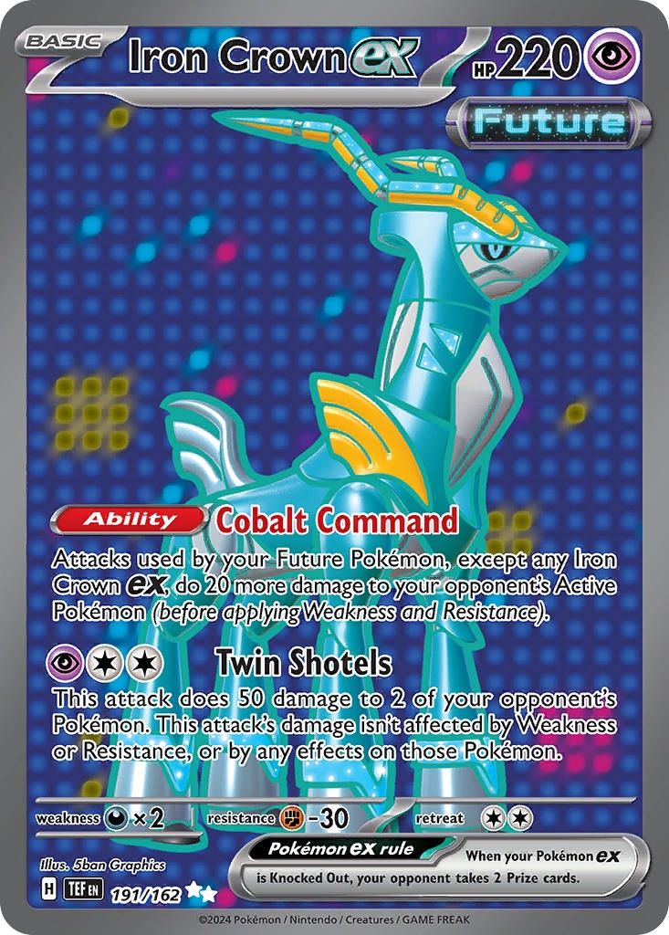 Iron Crown ex - Ultra Rare - Temporal Forces - 191