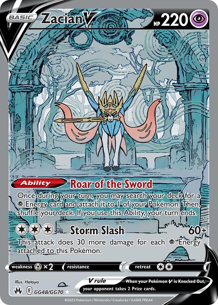 Zacian V - Ultra Rare - Crown Zenith - GG48