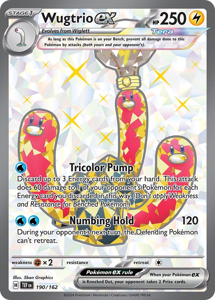Wugtrio ex - Ultra Rare - Temporal Forces - 190
