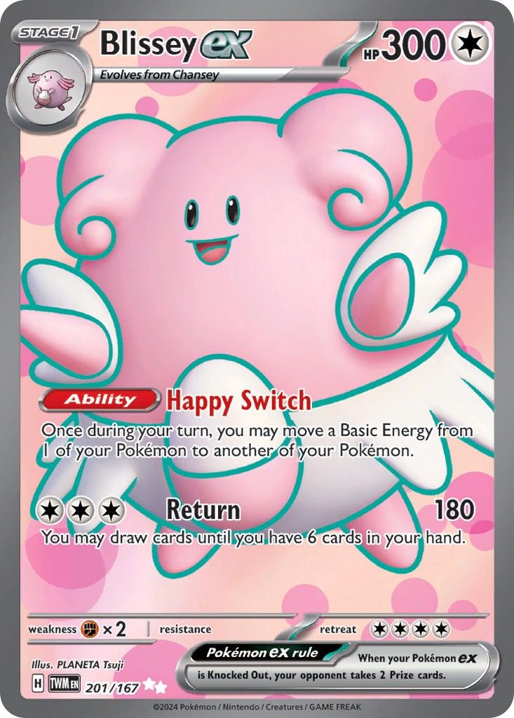 Blissey ex - Ultra Rare - Twilight Masquerade - 201