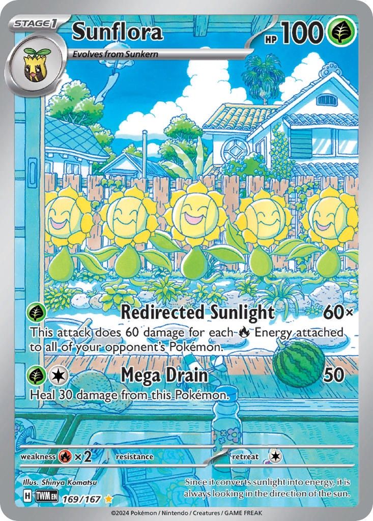 Sunflora - Illustration Rare - Twilight Masquerade - 169