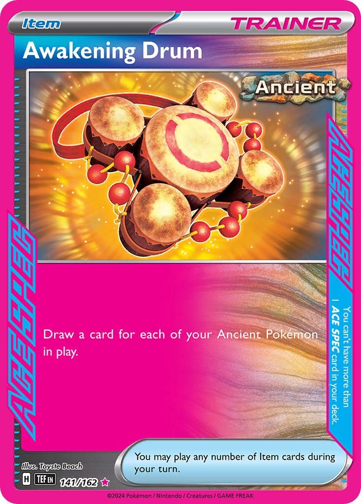 Awakening Drum - ACE Rare - Temporal Forces - 141