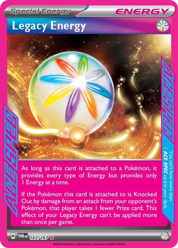 Legacy Energy - ACE Rare - Twilight Masquerade - 167