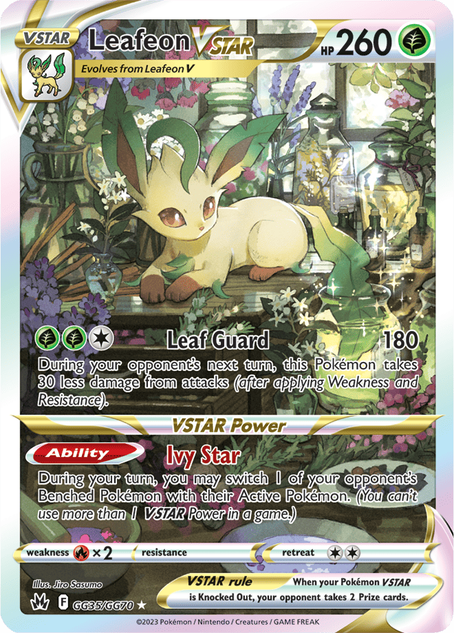 Leafeon VSTAR - Ultra Rare - Crown Zenith - GG35