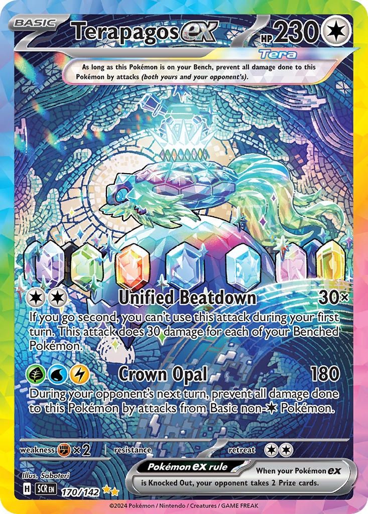 Terapagos ex - Special Illustration Rare - Stellar Crown - 170