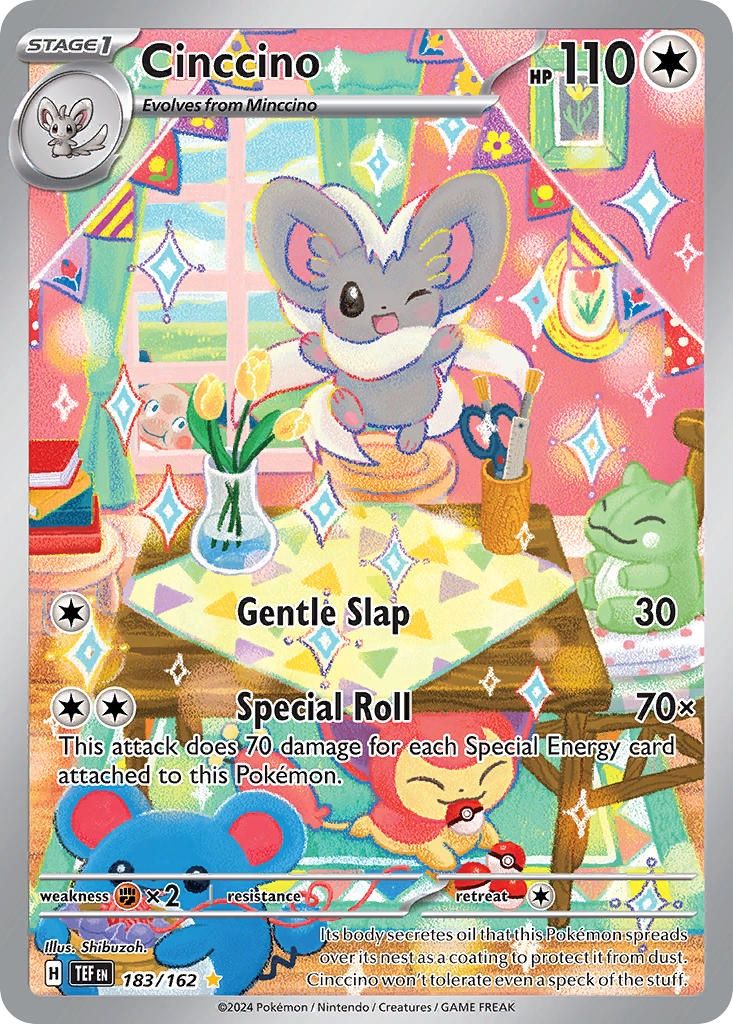 Cinccino - Illustration Rare - Temporal Forces - 183