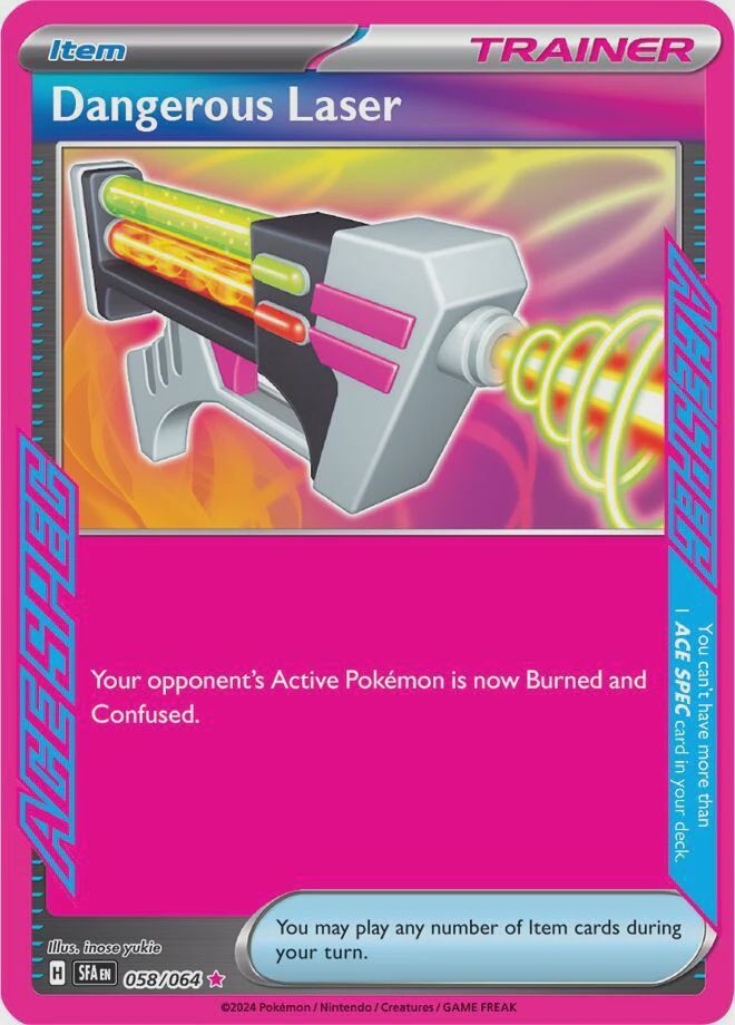 Dangerous Laser - ACE Rare - Shrouded Fable - 58