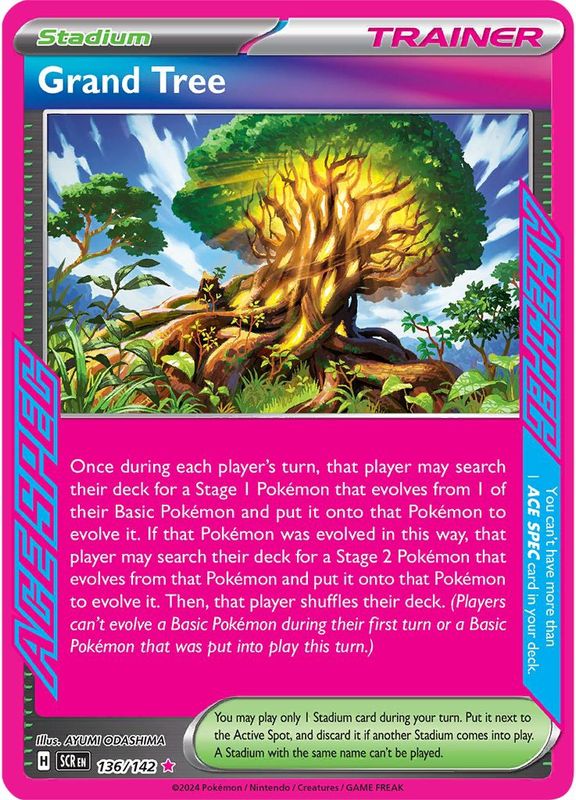 Grand Tree - ACE Rare - Stellar Crown - 136