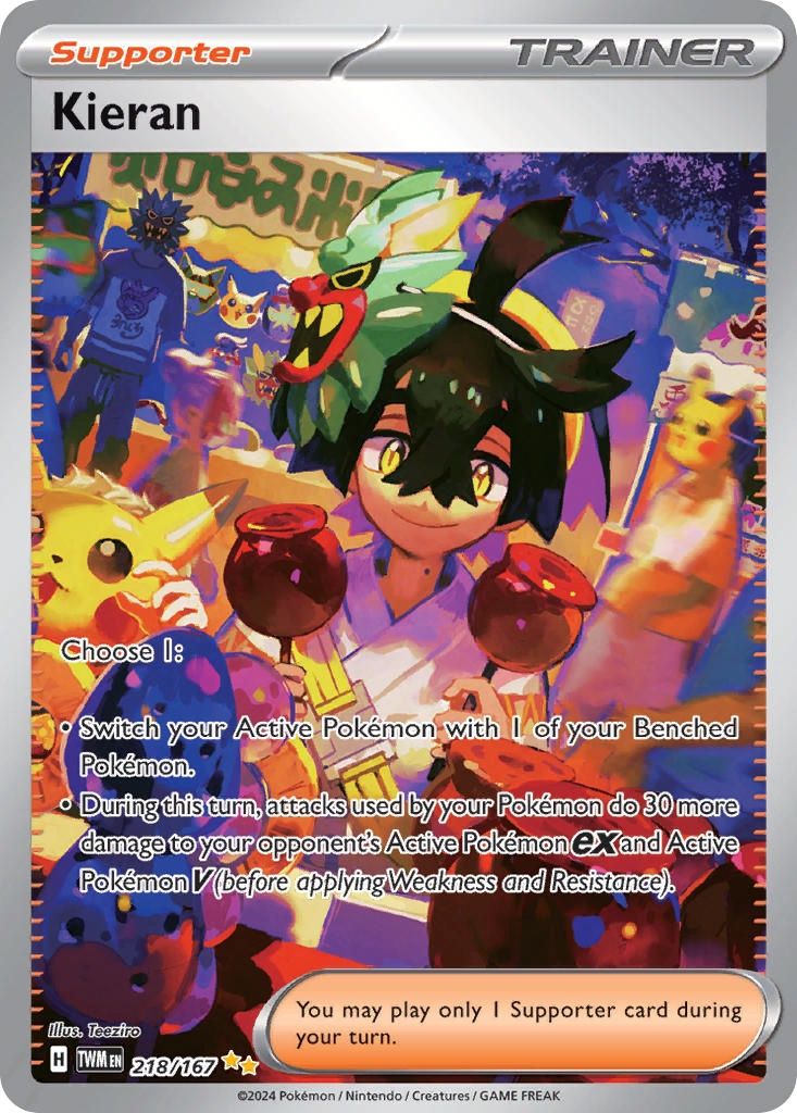 Kieran - Special Illustration Rare - Twilight Masquerade - 218