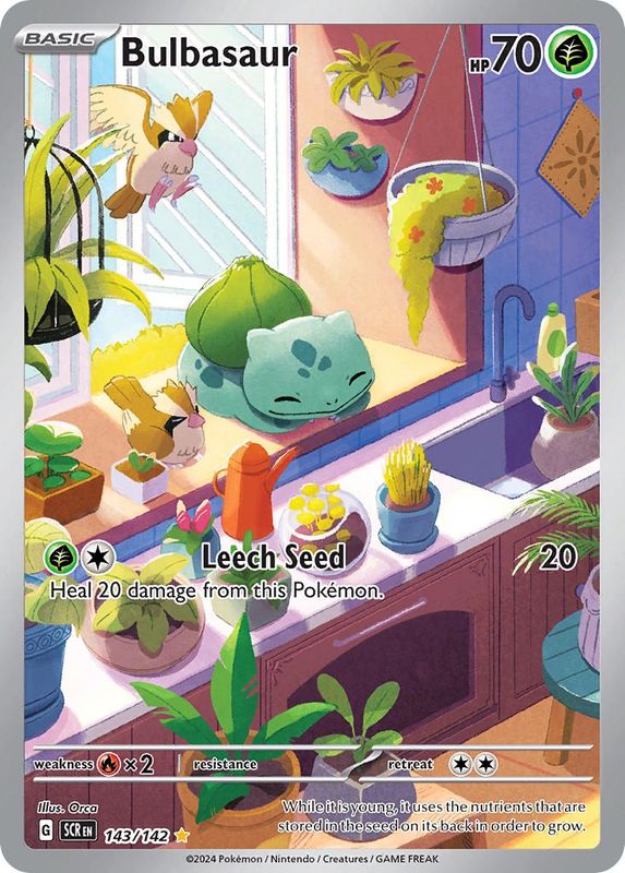 Bulbasaur - Illustration Rare - Stellar Crown - 143
