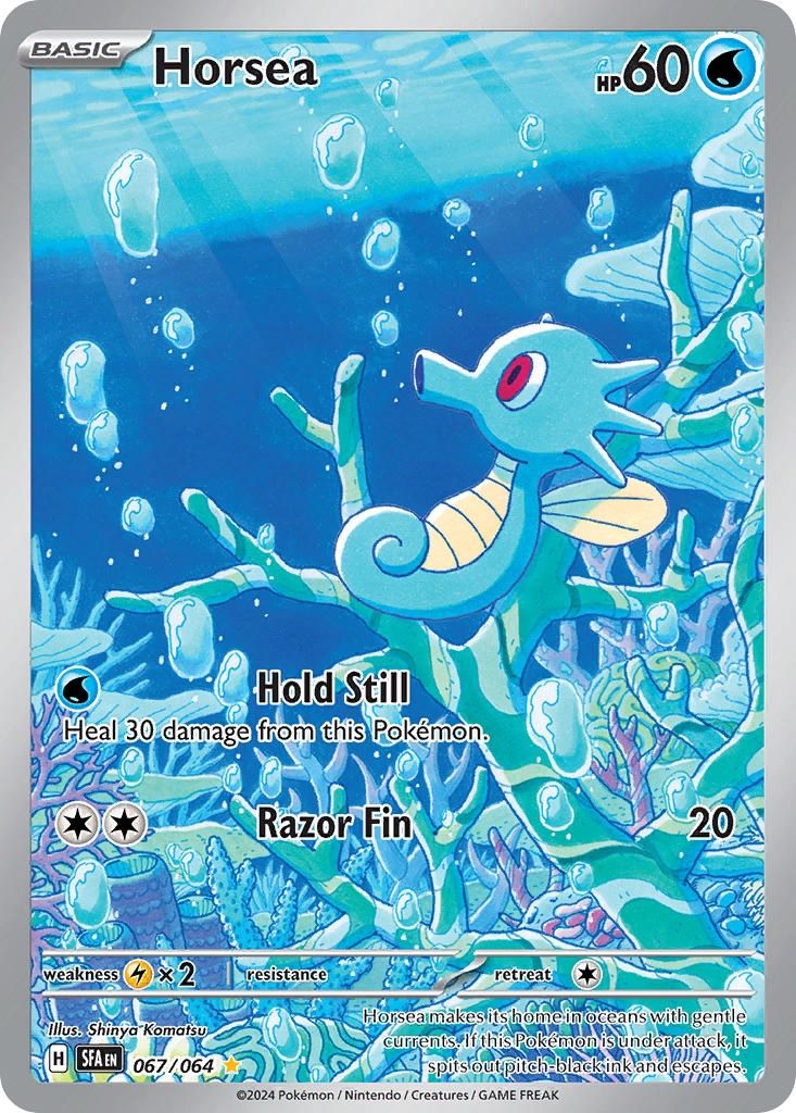 Horsea - Illustration Rare - Shrouded Fable - 67