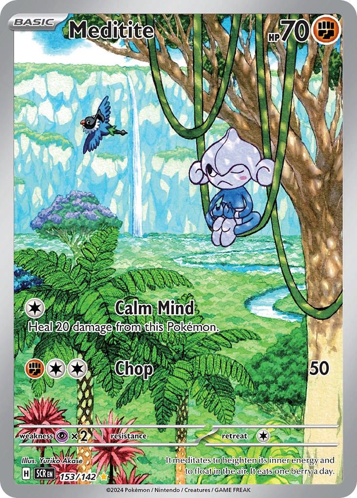 Meditite - Illustration Rare - Stellar Crown - 153