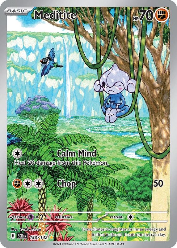 Meditite - Illustration Rare - Stellar Crown - 153