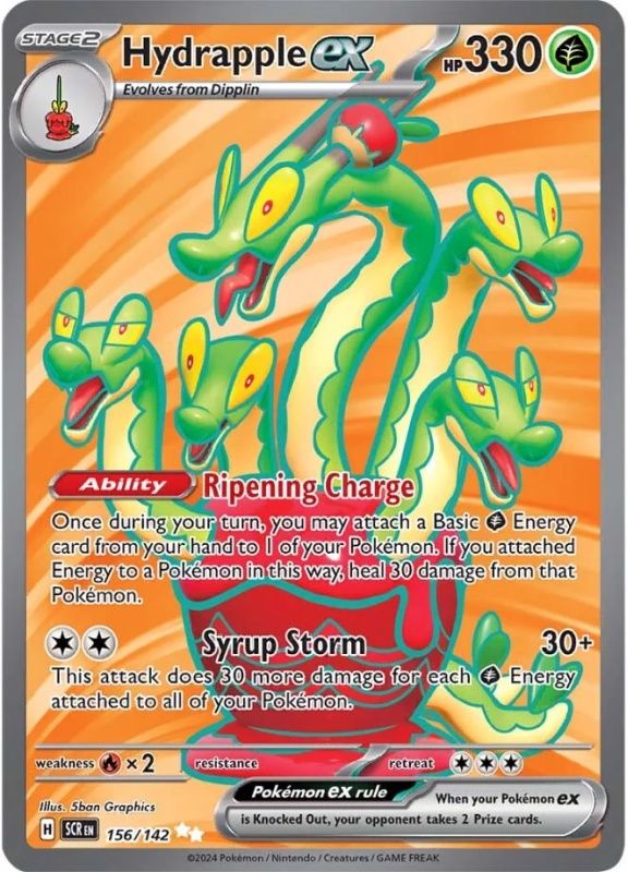 Hydrapple ex - Ultra Rare - Stellar Crown - 156