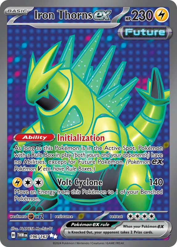 Iron Thorns ex - Ultra Rare - Twilight Masquerade - 196