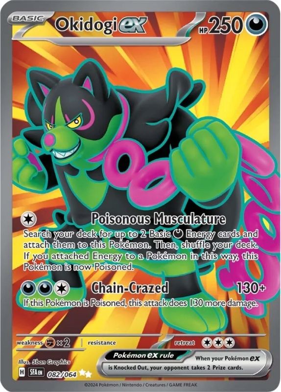 Okidogi ex - Ultra Rare - Shrouded Fable - 82