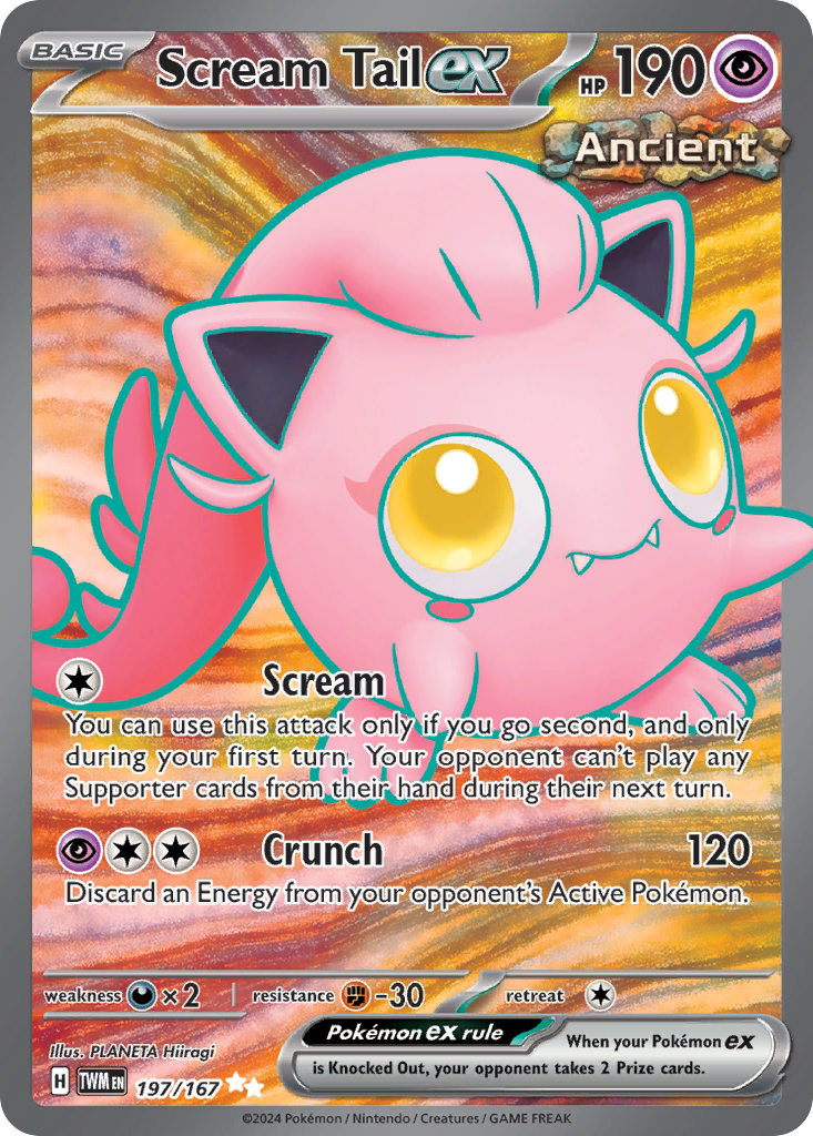 Scream Tail ex - Ultra Rare - Twilight Masquerade - 197