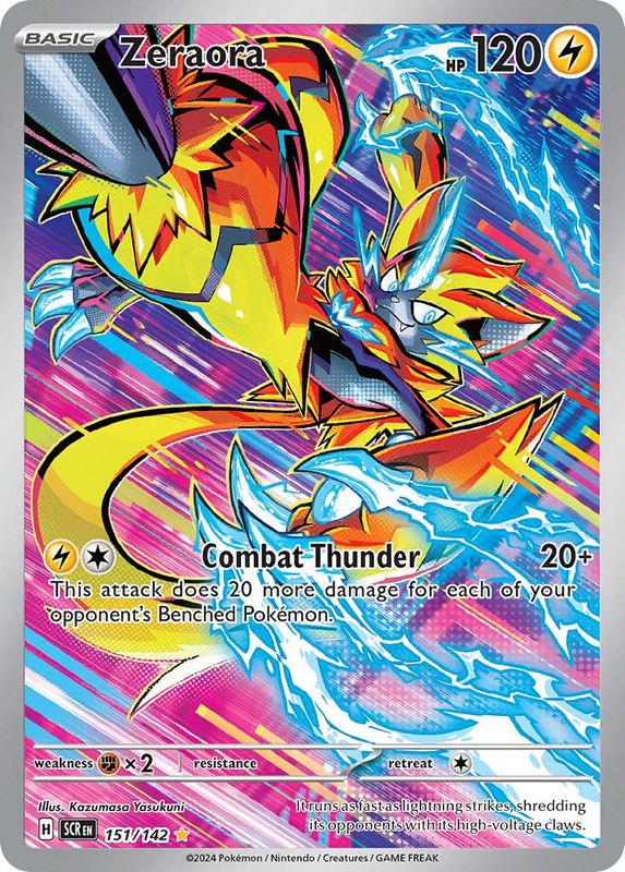 Zeraora - Illustration Rare - Stellar Crown - 151