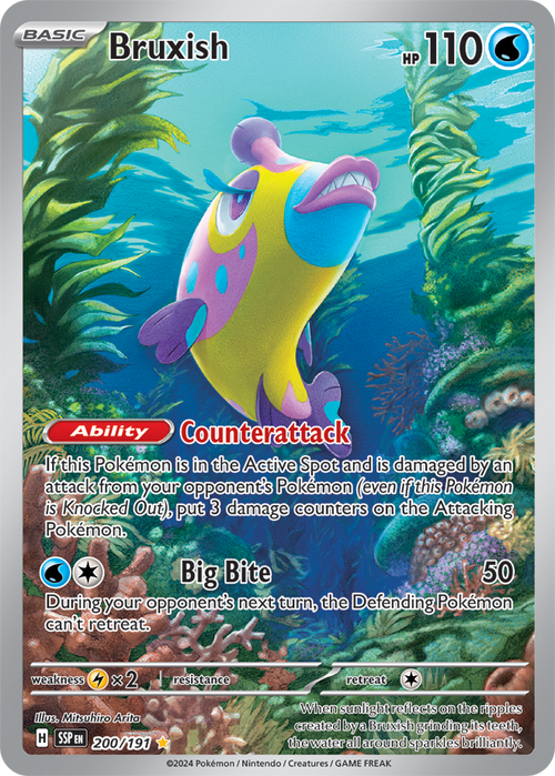 Bruxish - Illustration Rare - Surging Sparks - 200