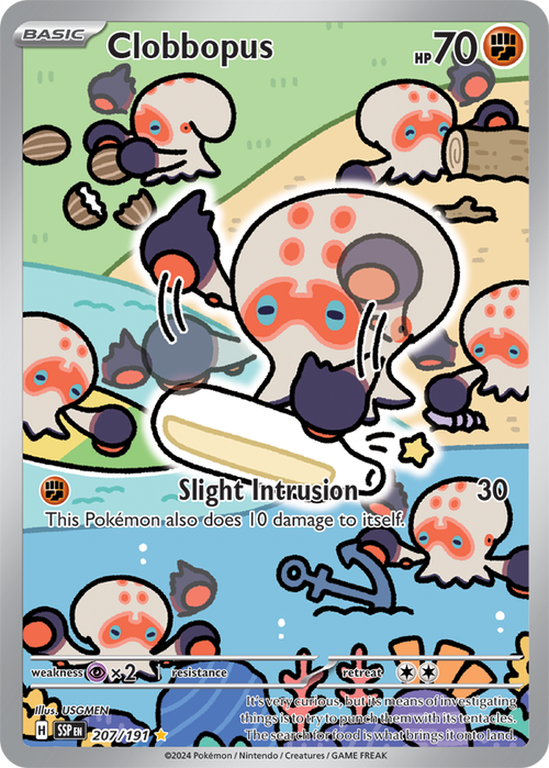 Clobbopus - Illustration Rare - Surging Sparks - 207