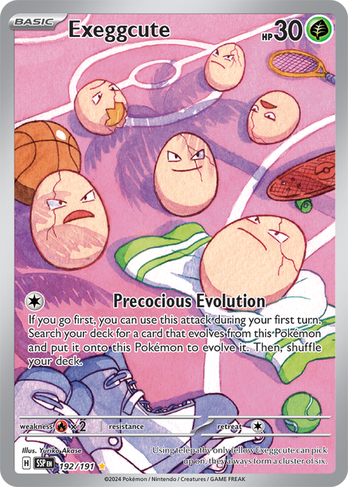 Exeggcute - Illustration Rare - Surging Sparks - 192