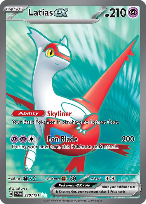 Latias ex - Ultra Rare - Surging Sparks - 220