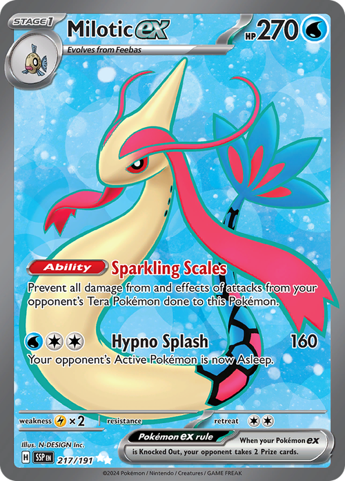 Milotic ex - Ultra Rare - Surging Sparks - 217