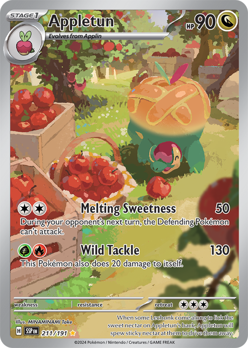 Appletun - Illustration Rare - Surging Sparks - 211