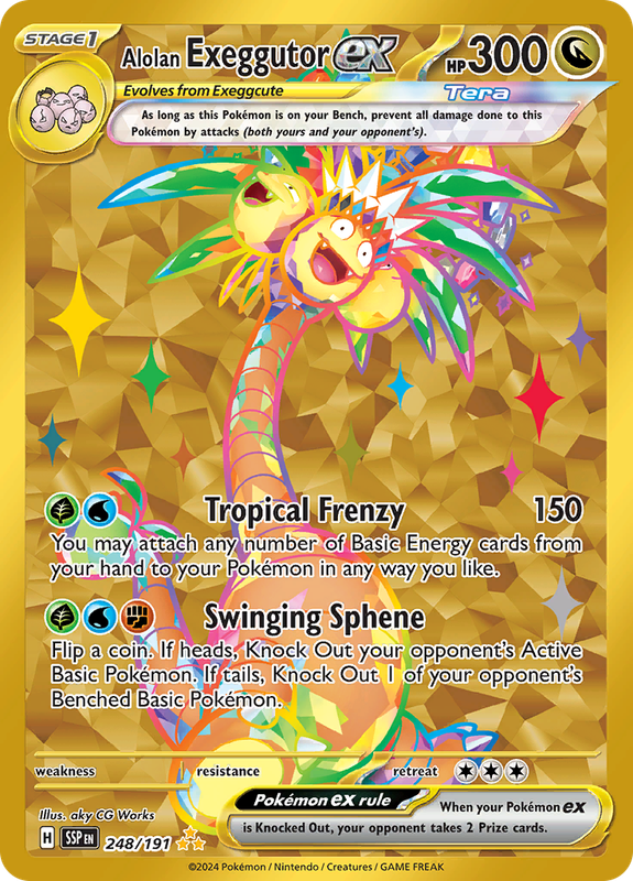 Alolan Exeggutor ex - Secret Rare - Surging Sparks - 248