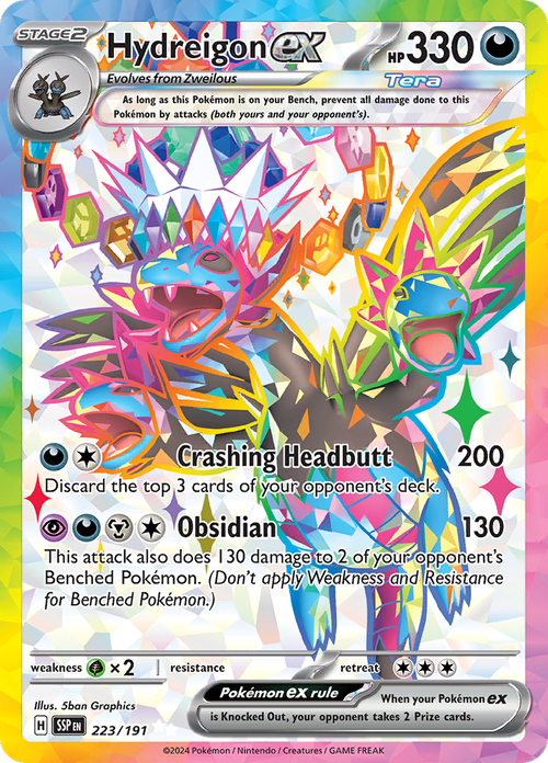 Hydreigon ex - Ultra Rare - Surging Sparks - 223