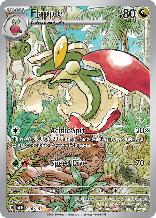 Flapple - Illustration Rare - Surging Sparks - 210