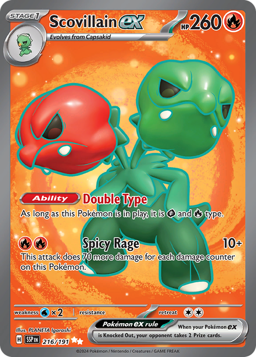 Scovillain ex - Ultra Rare - Surging Sparks - 216