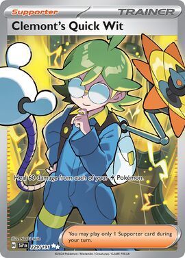 Clemont&#39;s Quick Wit - Ultra Rare - Surging Sparks - 229
