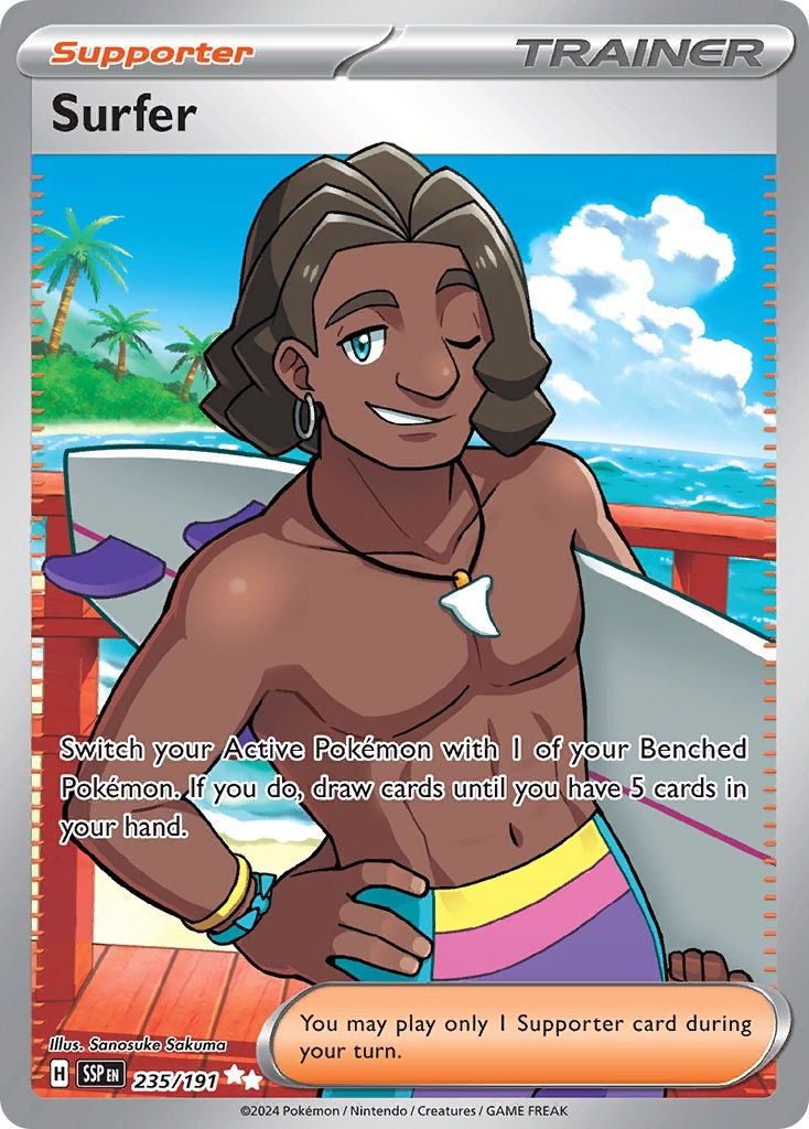 Surfer - Ultra Rare - Surging Sparks - 235