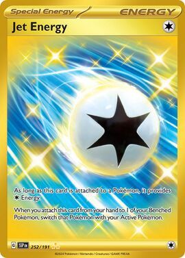 Jet Energy - Secret Rare - Surging Sparks - 252