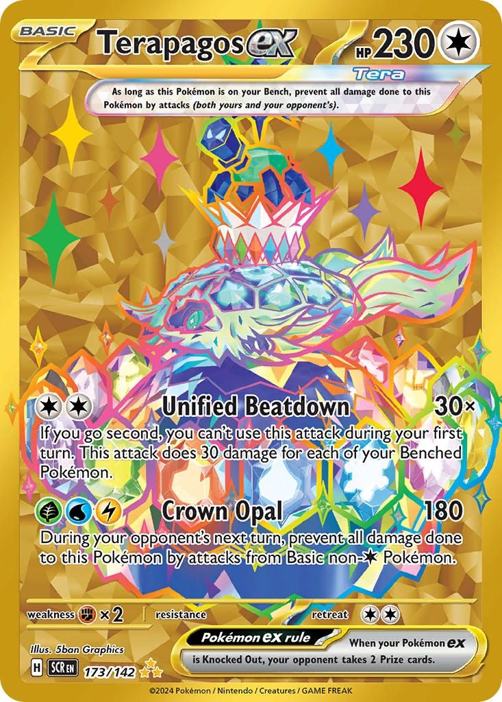 Terapagos ex - Secret Rare - Stellar Crown - 173