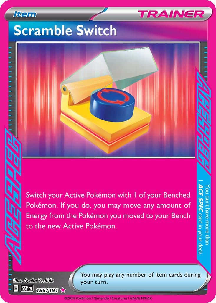 Scramble Switch - ACE Rare - Surging Sparks - 186