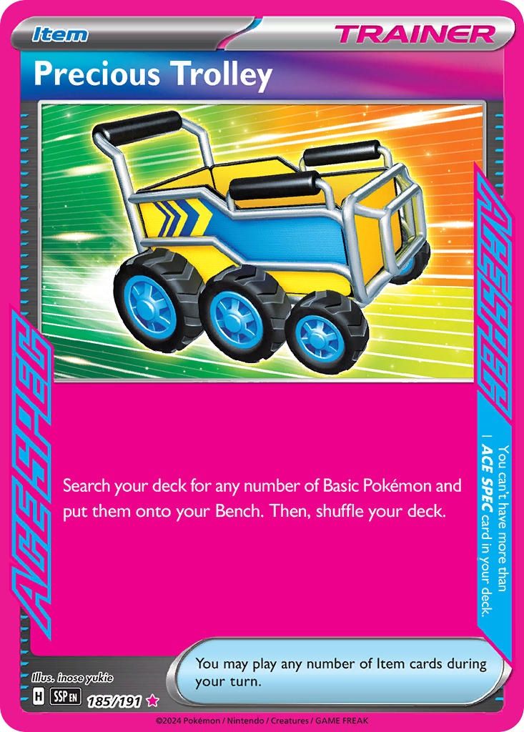 Precious Trolley - ACE Rare - Surging Sparks - 185