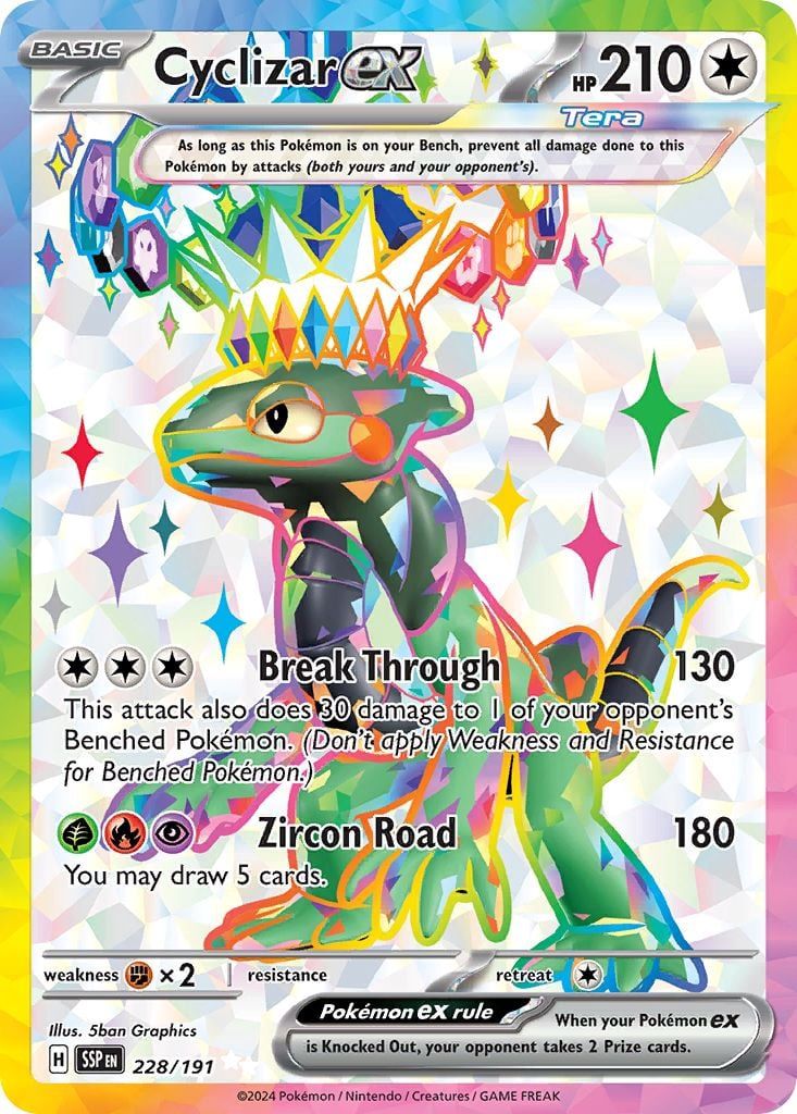 Cyclizar ex - Ultra Rare - Surging Sparks - 228