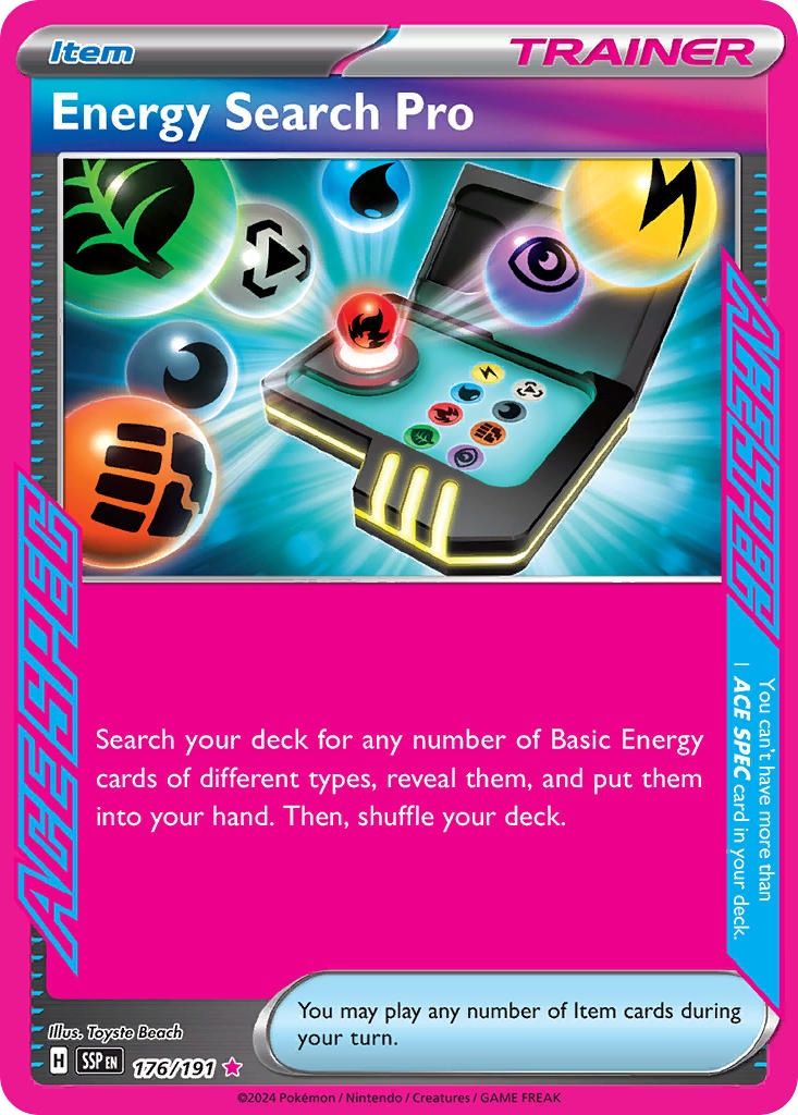 Energy Search Pro - ACE Rare - Surging Sparks - 176
