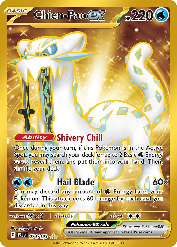 Chien-Pao ex - Secret Rare - Paldea Evolved - 274, Rarity: Secret Rare