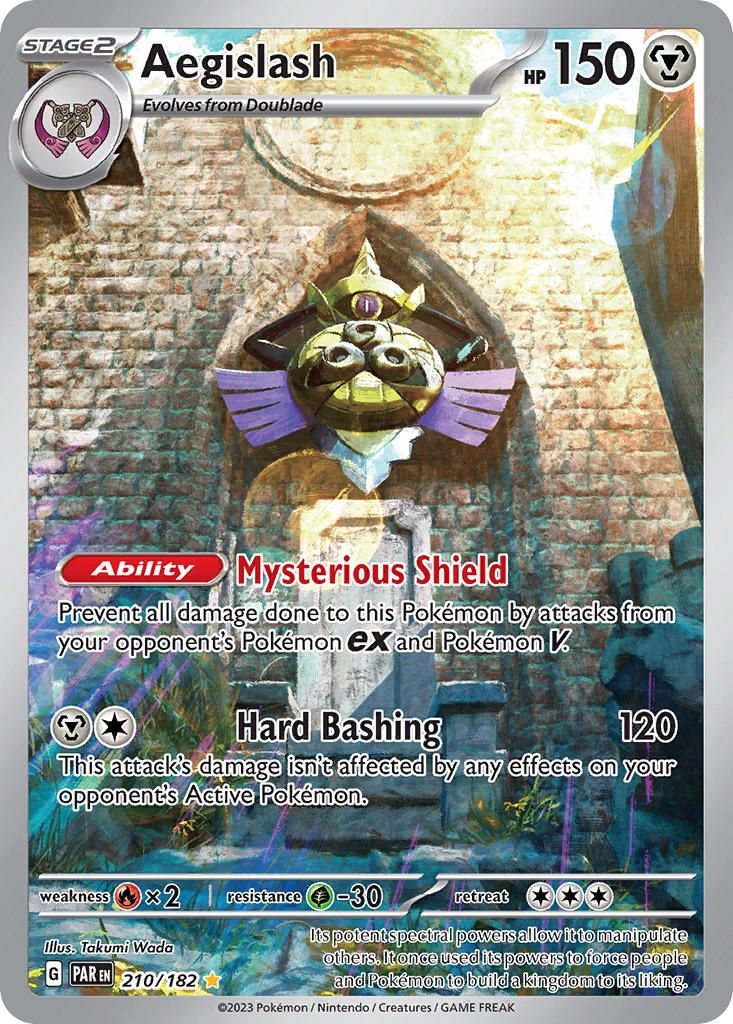 Aegislash - Illustration Rare - Paradox Rift - 210, Rarity: Illustration Rare